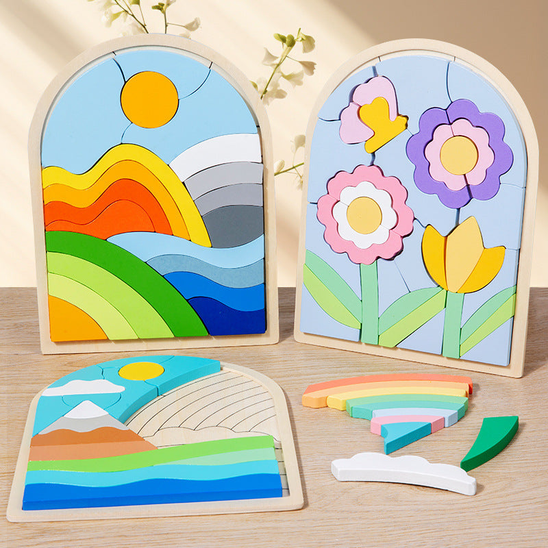 PUZZLE 3D EN BOIS