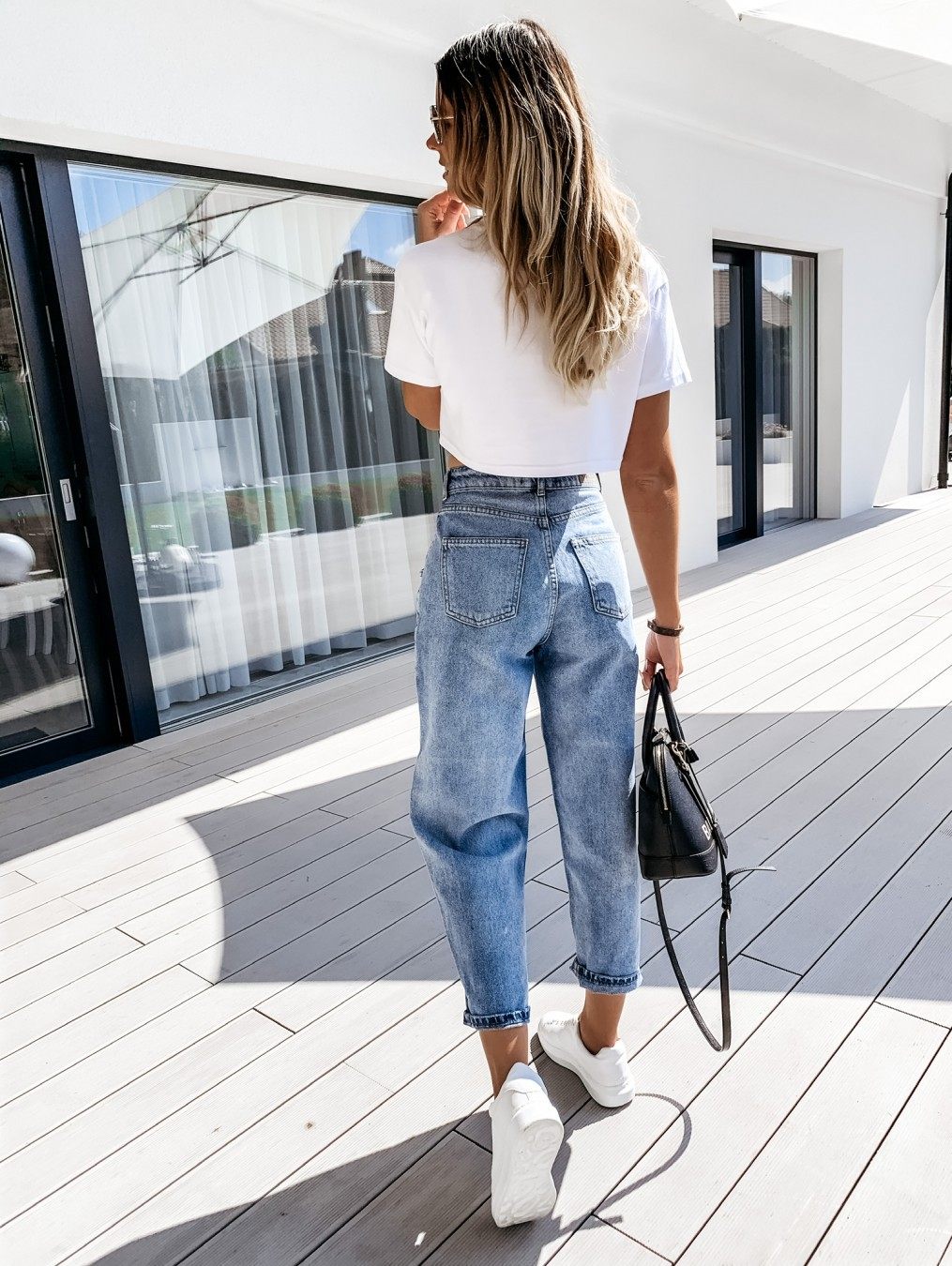 Jean ample décontracté pour femme