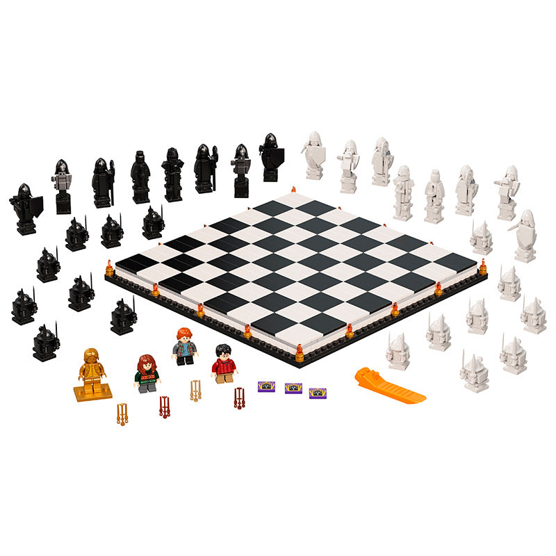 BLOCS DE CONSTRUCTION HARRY POTTER ECHIQUIER POUDLARD 800 PIECES