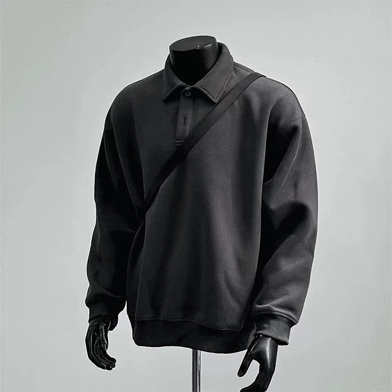 SWEAT COL POLO POUR HOMME