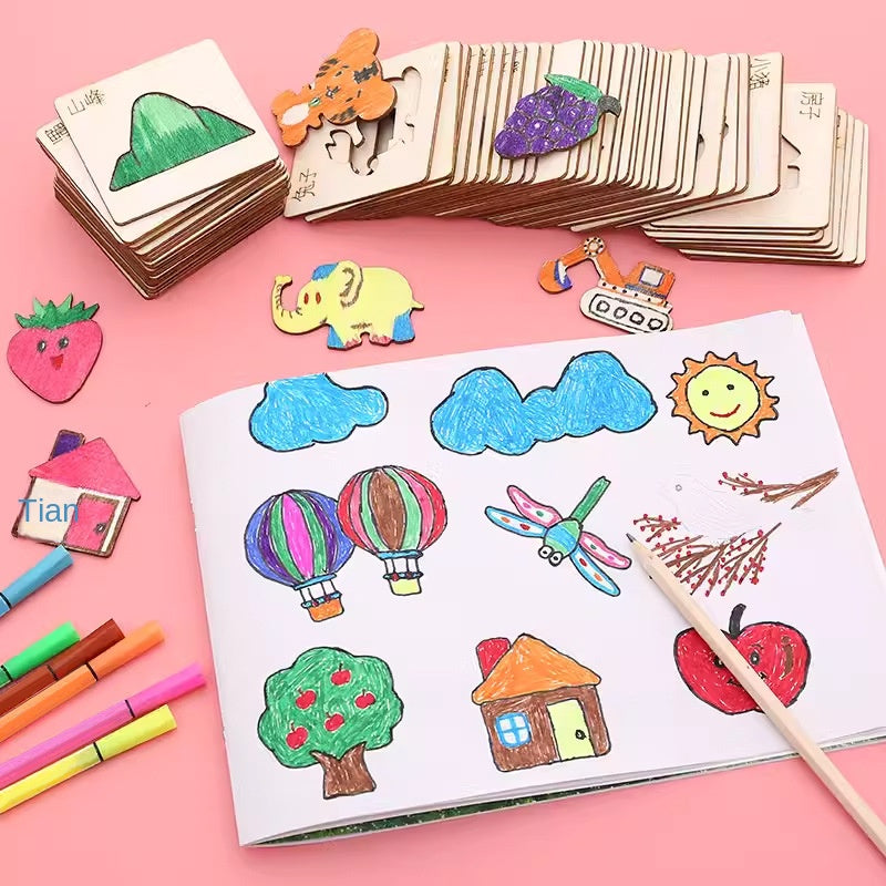 JOUET EN BOIS POUR DESSINER
