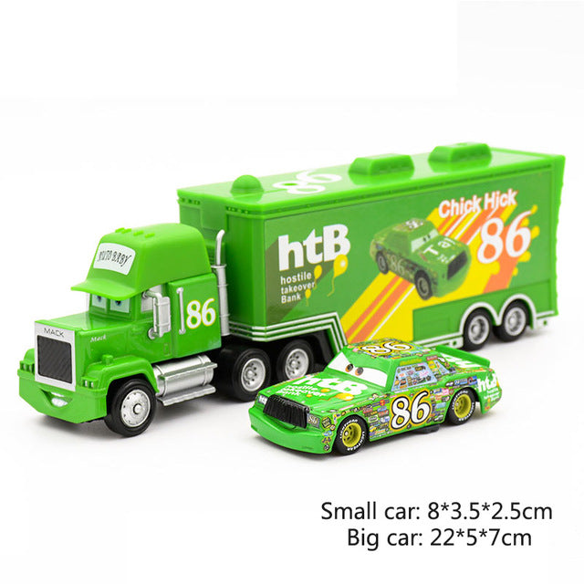 LOT DE 2 VEHICULES CARS DE DISNEY