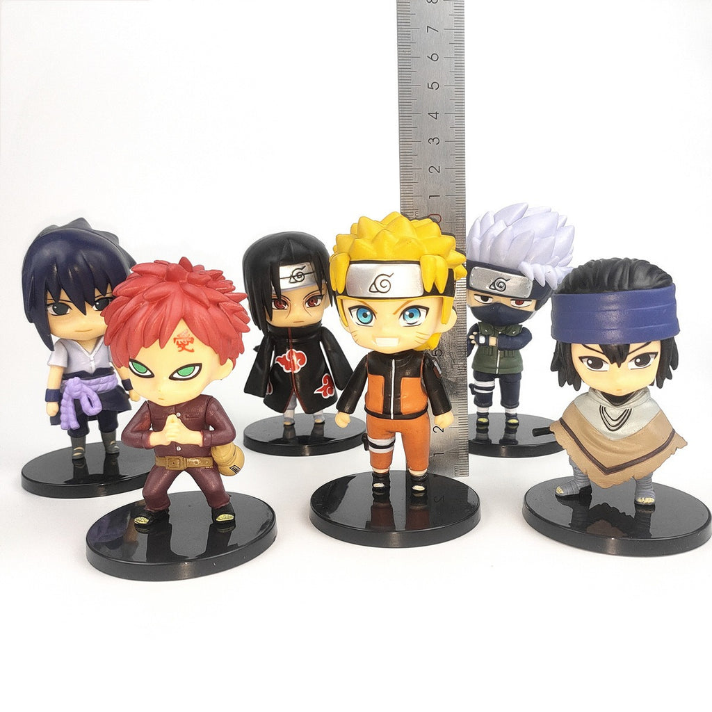 LOT DE 6 FIGURINESNARUTO DIFFERENTS MODELES