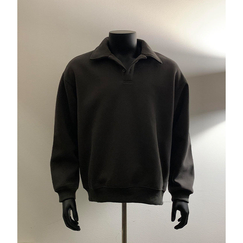 POLO A MANCHES LONGUES AVEC COL POUR HOMME