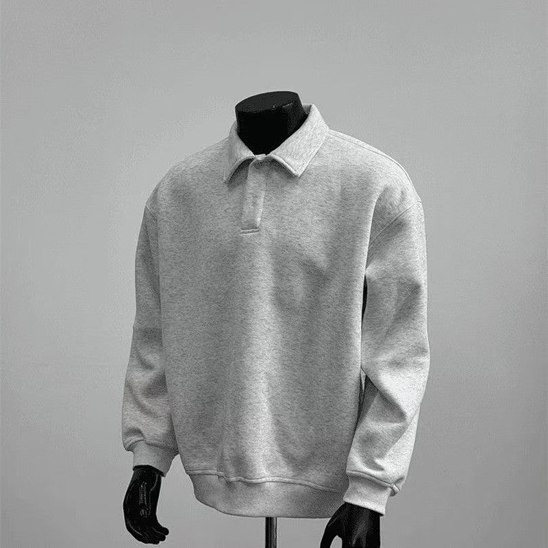 SWEAT COL POLO POUR HOMME