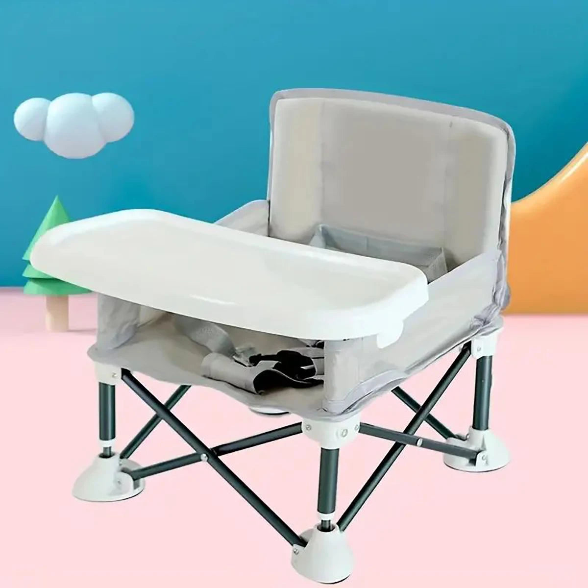 CHAISE DE TABLE A MANGER PORTABLE