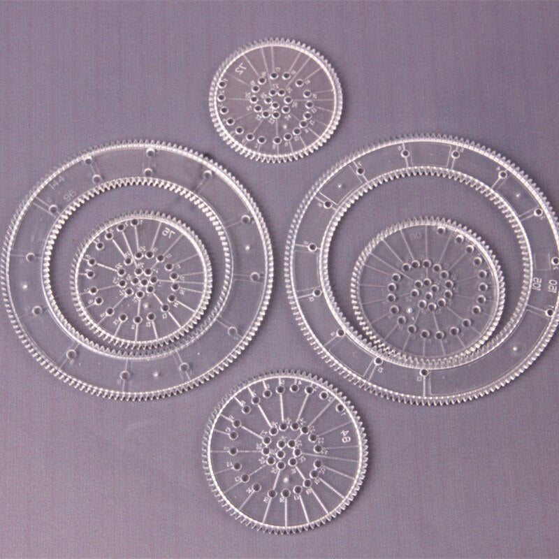 Spirographe 22 Pièces - Jeu de Dessin Créatif - Motifs Géométriques