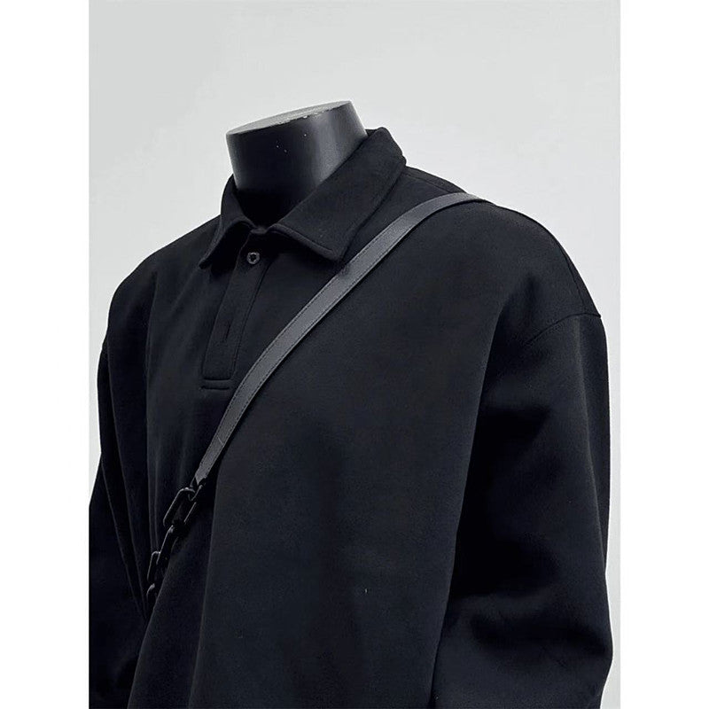 SWEAT COL POLO POUR HOMME