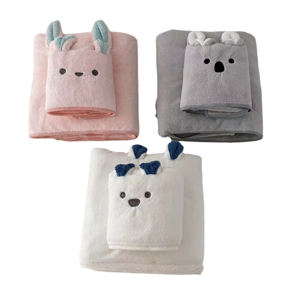 LOT DE 2 SERVIETTES DE BAIN