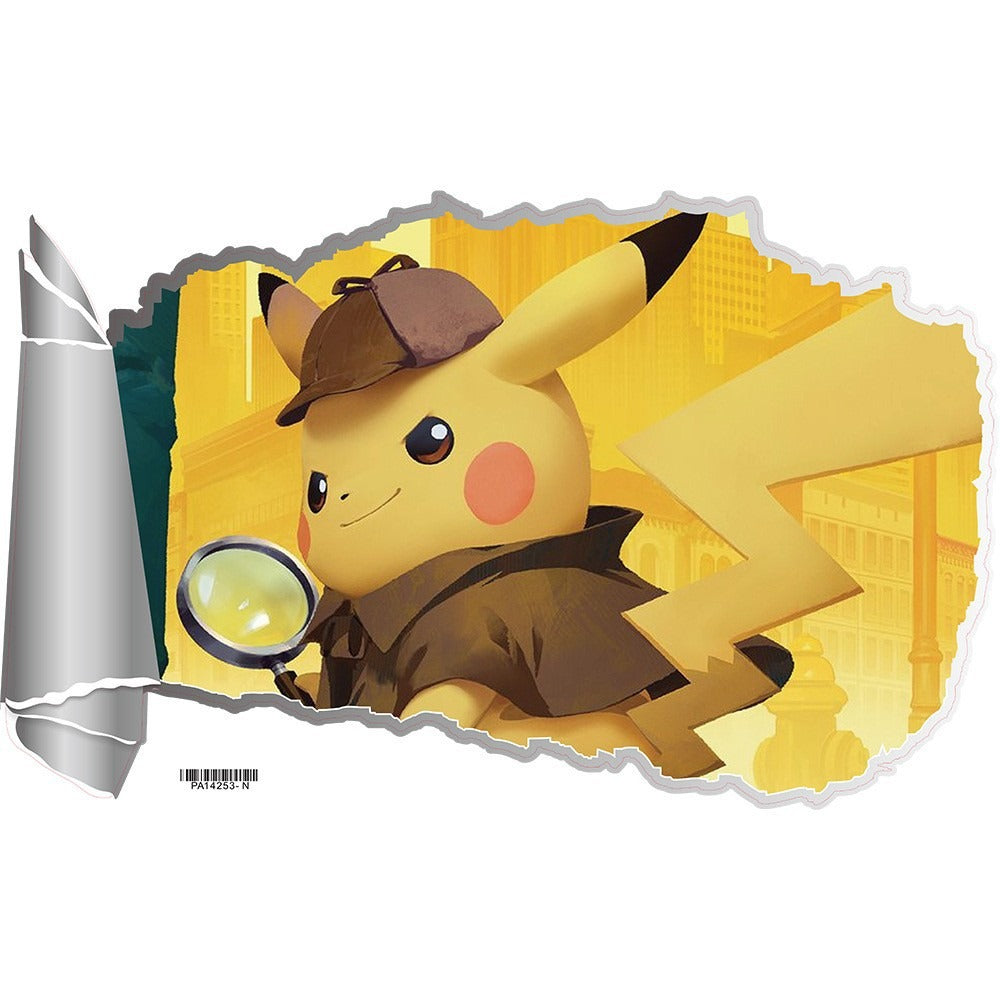 AUTOCOLLANT MURAL 3D PIKACHU