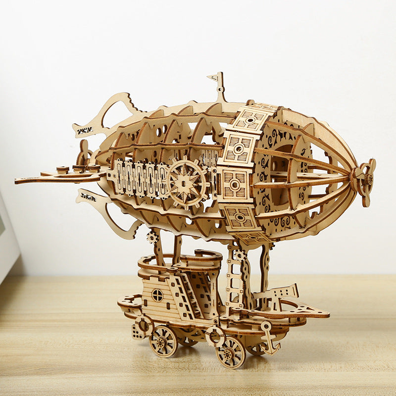 PUZZLE 3D DIRIGEABLE EN BOIS