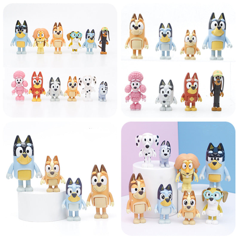 LOT FIGURINE BLUEY