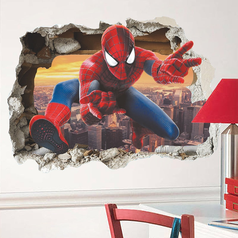 AUTOCOLLANT MURAL SPIDERMAN