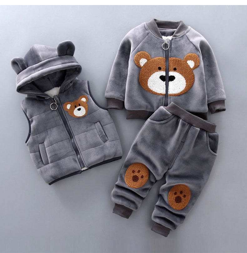 ENSEMBLE 3 PIECES POUR ENFANTS FILLE ET GARCON DE 1 A3 ANS