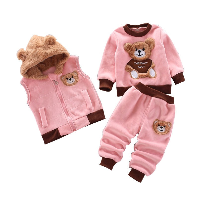 ENSEMBLE 3 PIECES POUR ENFANTS FILLE ET GARCON DE 1 A3 ANS