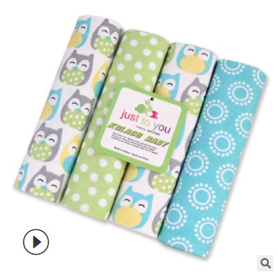 LOTS DE 4 COUVERTURES POUR BEBE
