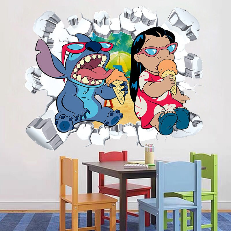 AUTOCOLLANT MURAL STITCH