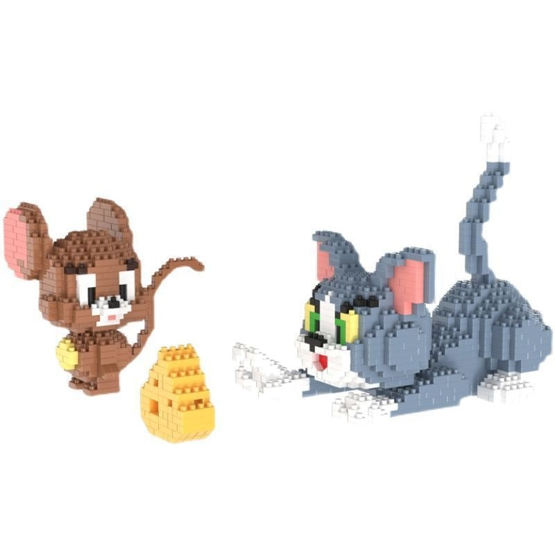 BLOCS DE CONSTRUCTION TOM ET JERRY  2 MODELES