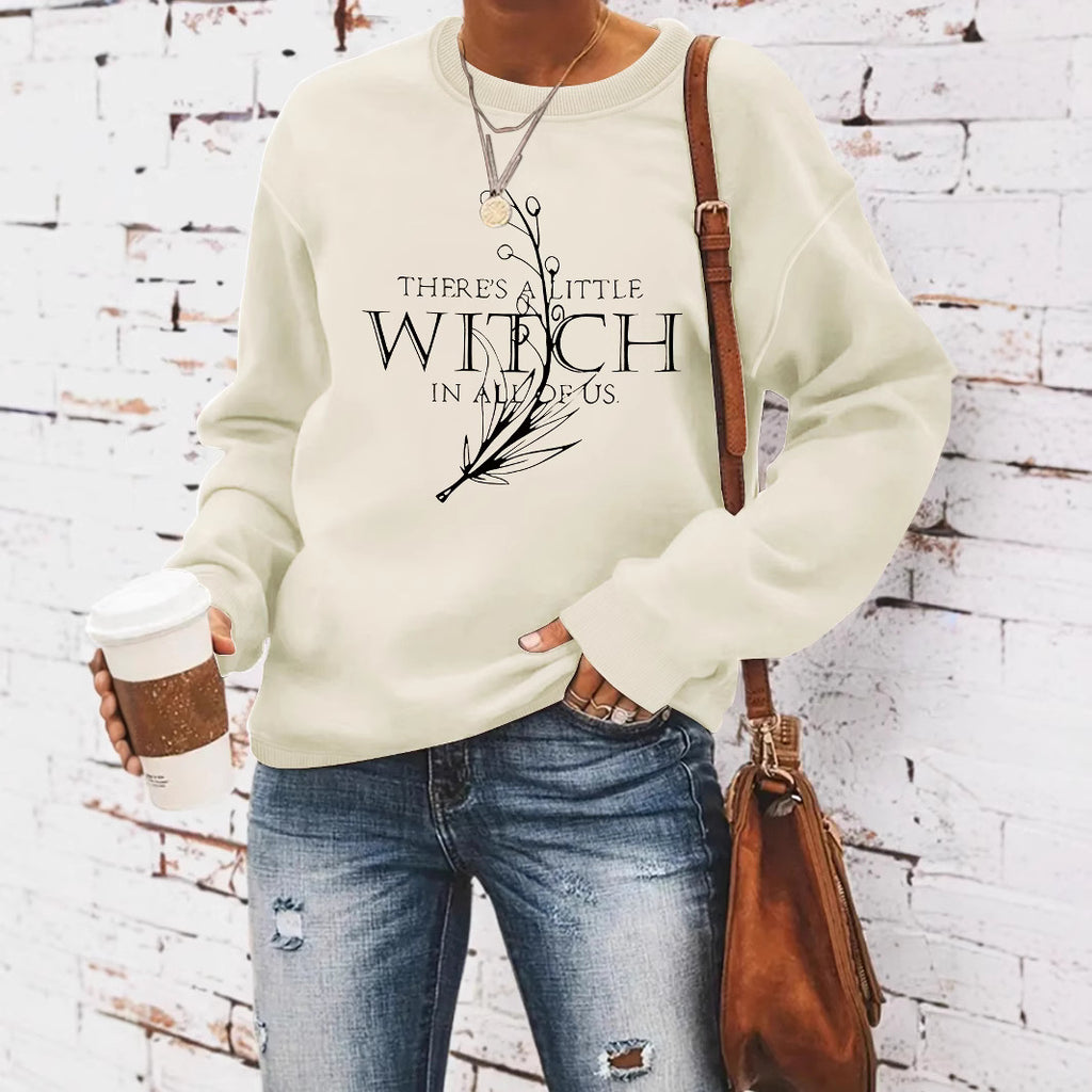 SWEAT COL ROND IMPRIME