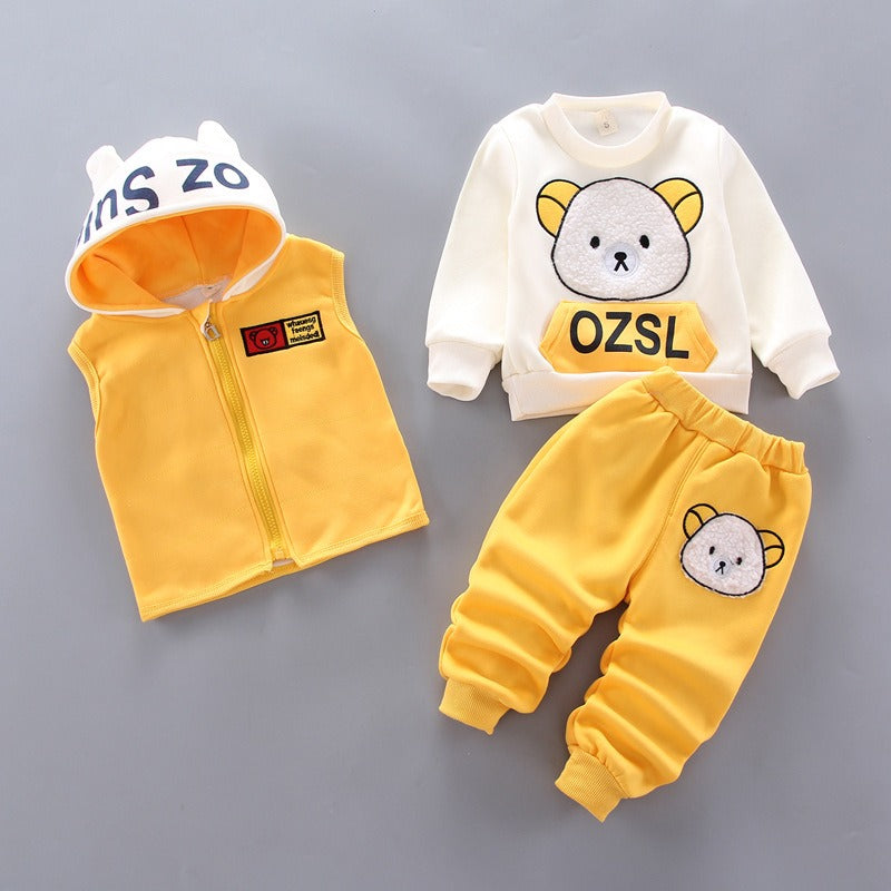 ENSEMBLE 3 PIECES POUR ENFANTS FILLE ET GARCON DE 1 A3 ANS