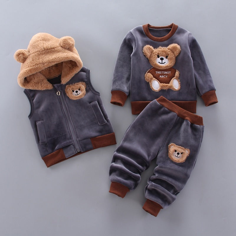 ENSEMBLE 3 PIECES POUR ENFANTS FILLE ET GARCON DE 1 A3 ANS