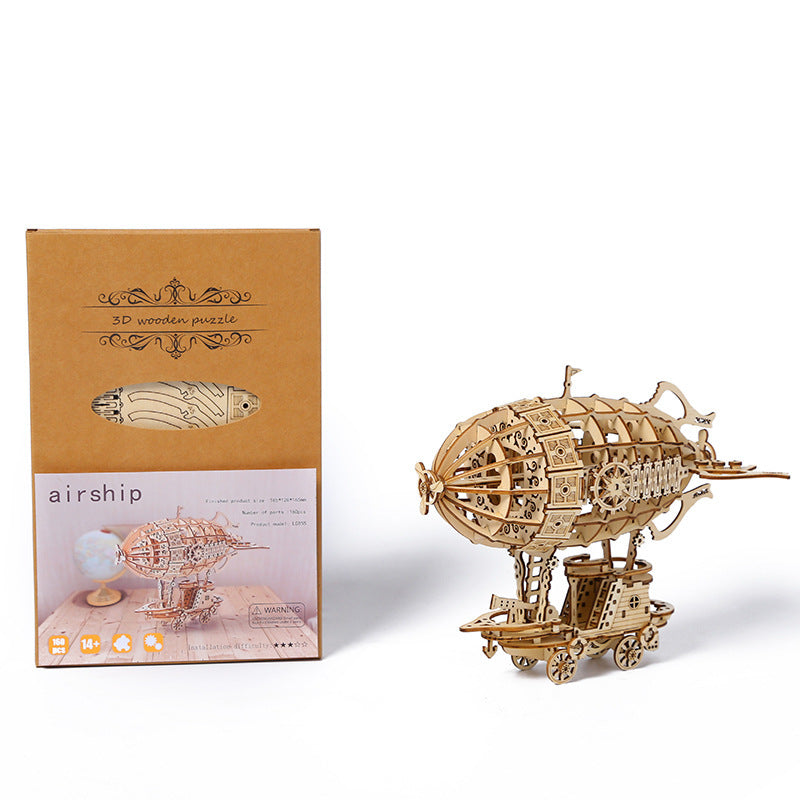 PUZZLE 3D DIRIGEABLE EN BOIS