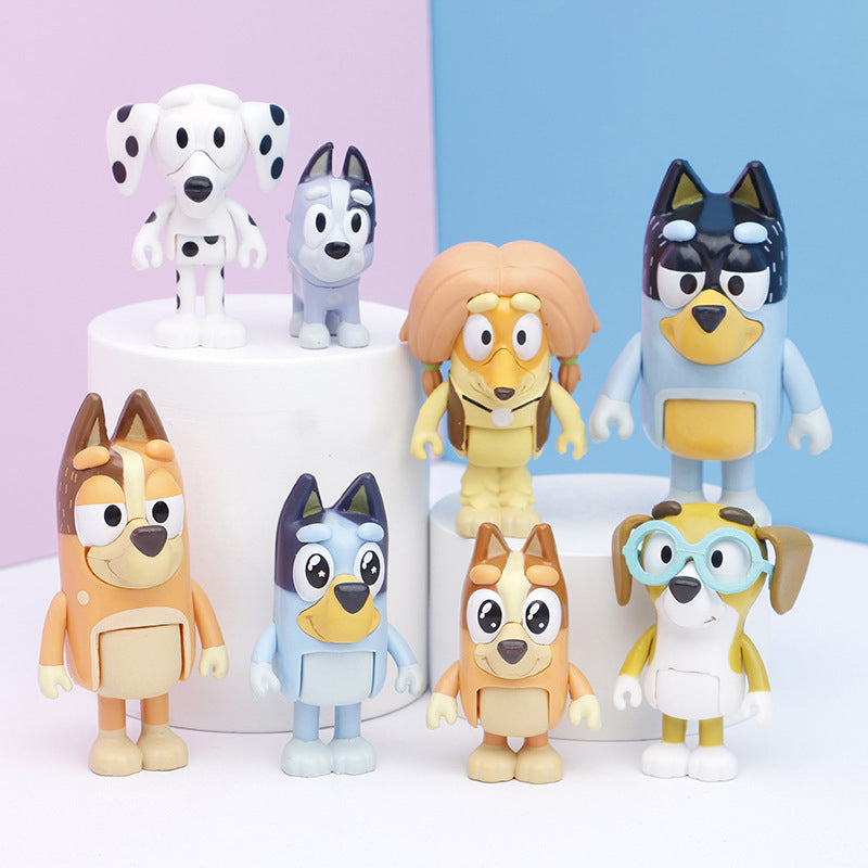 LOT FIGURINE BLUEY