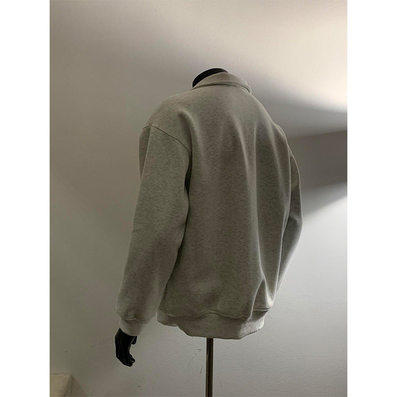 POLO A MANCHES LONGUES AVEC COL POUR HOMME