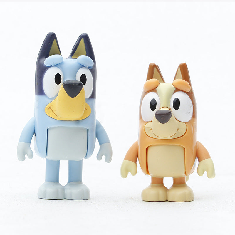 LOT FIGURINE BLUEY