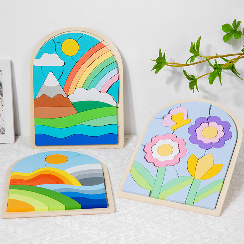 PUZZLE 3D EN BOIS