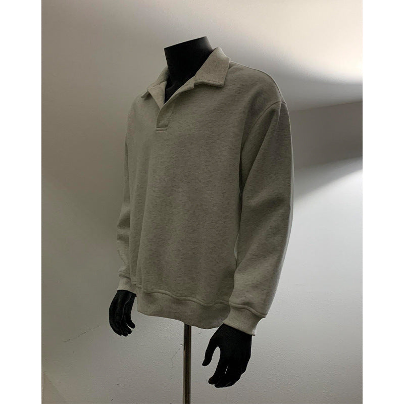 POLO A MANCHES LONGUES AVEC COL POUR HOMME