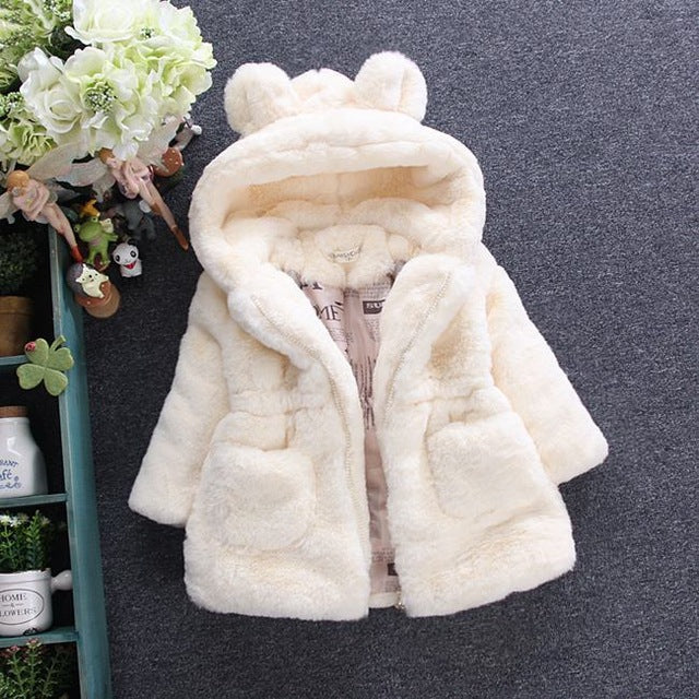 MANTEAU POLAIRE EN FAUSSE FOURRURE