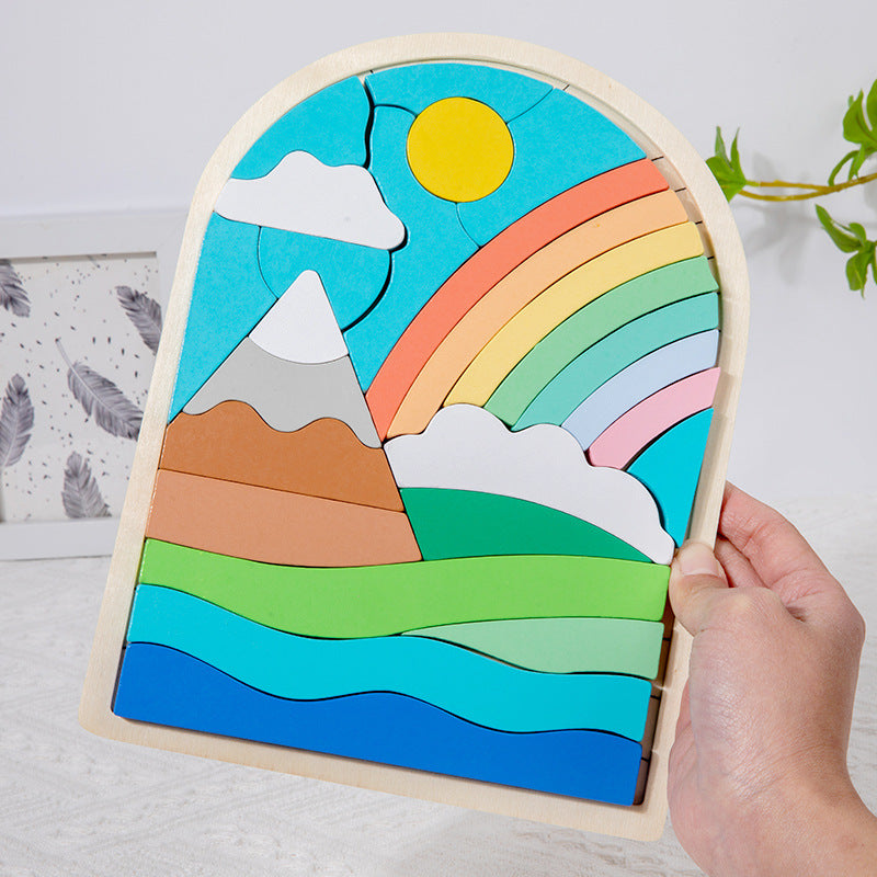 PUZZLE 3D EN BOIS