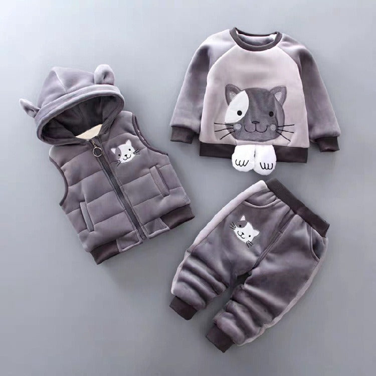 ENSEMBLE 3 PIECES POUR ENFANTS FILLE ET GARCON DE 1 A3 ANS