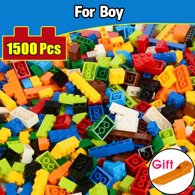 BLOCS DE CONSTRUCTION DIFFERENTES QUANTITES POUR GARCON ET FILLE