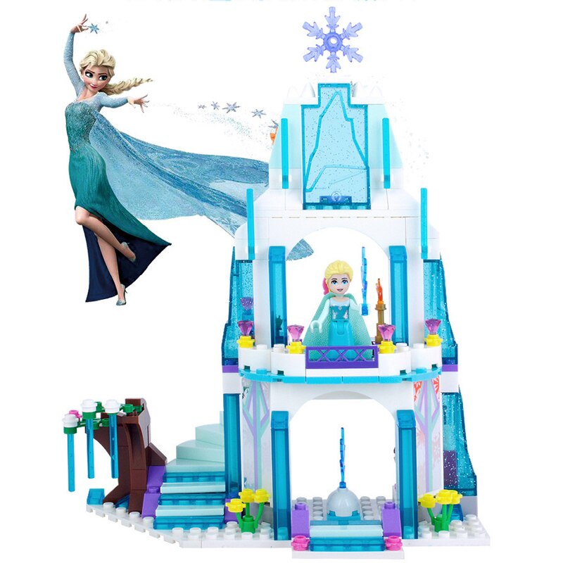 Château La Reine des Neiges - Blocs de Construction - Palais de Glace d'Elsa
