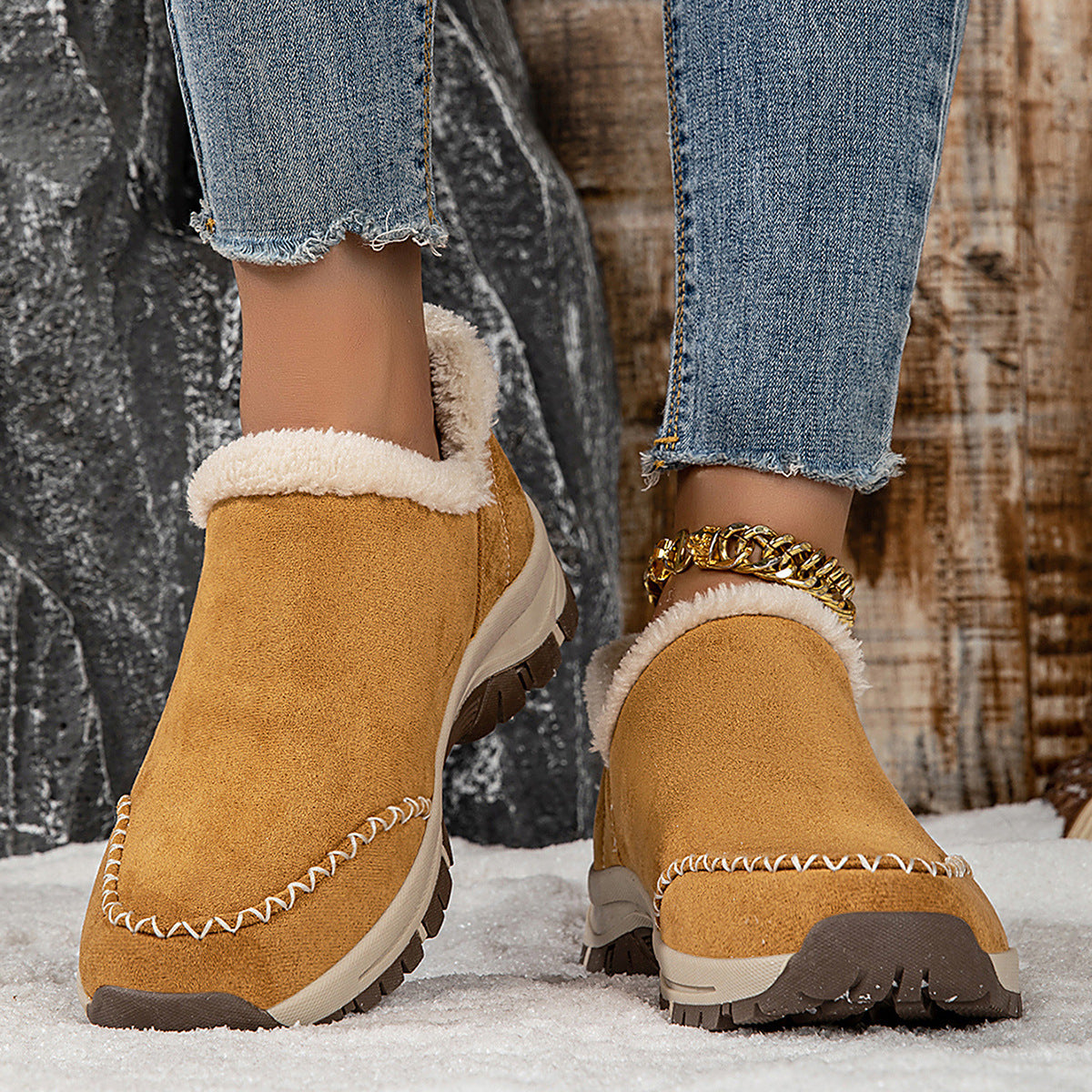 BOTTE DE NEIGE BASSE POUR FEMME