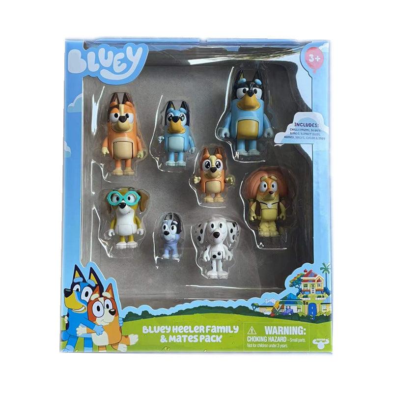 LOT FIGURINE BLUEY