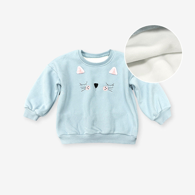 Costume de sweat-shirt en velours pour filles d&#039;automne et d&#039;hiver Little Maven Costume pour enfants à manches longues Costume de pantalon européen et américain de commerce extérieur
